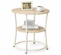 Relaxdays Table d'appoint à 2 plateaux
