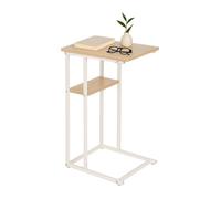 Relaxdays Table d'appoint à deux niveaux