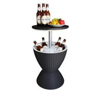 Relaxdays Table d'appoint avec glacière 30 L