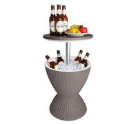 Relaxdays Table d'appoint avec glacière 30 L