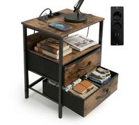 Relaxdays Table d'appoint avec USB