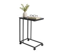 Relaxdays Table d'appoint C avec roulettes