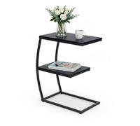 Relaxdays Table d'appoint en forme de C