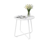 Relaxdays Table d'appoint ronde métal