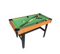 Relaxdays Mini Table de Billard, 4 Pieds réglables, Accessoires Inclus, 78x120x61 cm, pour Enfants et Adultes, multicolo