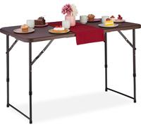 relaxdays Table de camping pliante