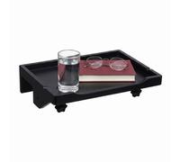 Relaxdays Table de chevet à pince en bambou