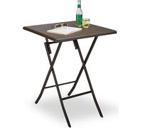 relaxdays Table de jardin pliante BASTIAN
