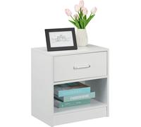 relaxdays Table de nuit avec tiroir