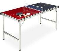 relaxdays Table de ping-pong multicolore