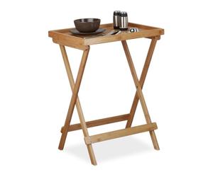 Relaxdays Table plateau de service tablette