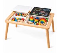 Relaxdays Table pour enfant 3-en-1 avec rangement