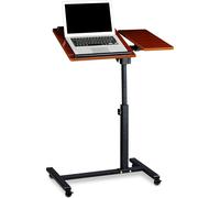 relaxdays Table pour ordinateur portable avec tapis de souris réglable