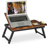 relaxdays Table pour ordinateur portable réglable en hauteur