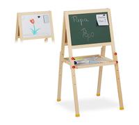 Relaxdays Tableau droit enfant avec tableau blanc