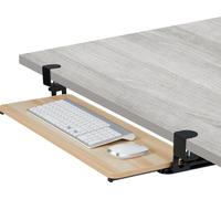 relaxdays Tablette clavier extensible à pincer
