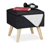 Relaxdays Tabouret avec espace de rangement