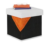 Relaxdays Tabouret avec espace de rangement