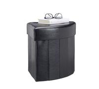 relaxdays Tabouret d'angle avec espace de rangement