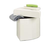 relaxdays Tabouret d'angle avec espace de rangement