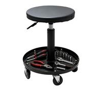 Relaxdays Tabouret d'atelier réglable, rangement