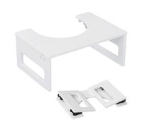 Relaxdays Tabouret de toilette pliable bambou