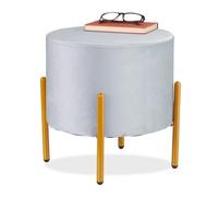 Relaxdays Tabouret en velours