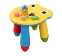 Relaxdays Tabouret enfant multicolore lavable