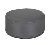 Relaxdays Tabouret Gonflable, Pouf d’extérieur, Camping et Jardin, Rond, ottomane, HxD 26 x 56 cm, Choix de la Couleur