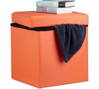 relaxdays Tabouret pliable similicuir