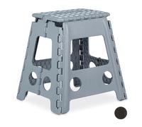 Relaxdays Tabouret Pliable Xl, Siège, Camping, Tabouret Salle De Bain, Jusqu'à 120 Kg Multicolore