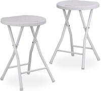 relaxdays Tabouret pliant BASTIAN