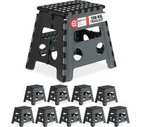 relaxdays Tabouret pliant L Set de 10 pièces