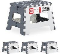relaxdays Tabouret pliant M Set de 4 pièces