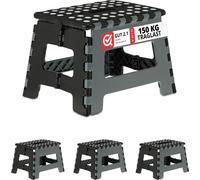 relaxdays Tabouret pliant M Set de 4 pièces