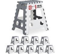 relaxdays Tabouret pliant XL Set de 10 pièces