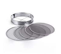 Relaxdays Tamis de jardin, 5 inserts Ø 30 cm