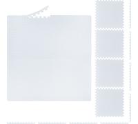 relaxdays Tapis blanc de protection du sol, set de 8 pièces
