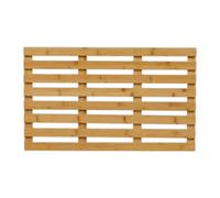 Relaxdays Tapis de Bain, en Bambou, antidérapant, pour l'intérieur ou l'extérieur, 66 x 40 cm, Nature