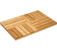 relaxdays Tapis de bain en bambou
