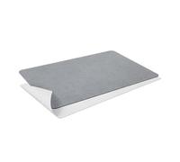 Tapis de Bain Relaxdays en Pierre de diatomée, 50 x 70 cm, Absorbant, séchage Rapide, antidérapant, Gris