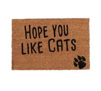 relaxdays tapis de coco brun 40,0 x 60,0 cm
