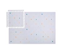 Relaxdays Tapis de Jeu, 18 pièces en Tout, en Mousse sans substances nocives, pièce carrée 60 x 60 cm, Multicolore