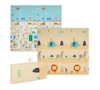 Relaxdays Tapis de jeu animaux et circuit