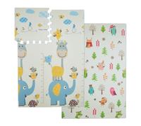 Relaxdays Tapis de jeu avec motifs rigolos