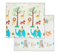 Relaxdays Tapis de jeu pliable avec motifs animaux