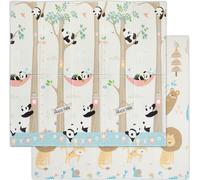 relaxdays Tapis de jeu pliable avec motifs d'animaux