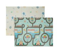 Relaxdays Tapis de Jeu, Pliable, Motifs, sans substances nocives, Mousse XPE, 200 x 150 cm, Multicolore