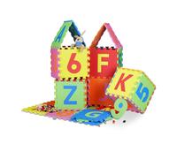 Relaxdays Tapis de jeu puzzle 86 pièces enfants