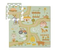Relaxdays Tapis de jeu sur le thème de la ferme 21 pièces en tout mousse sans substances nocives multicolore